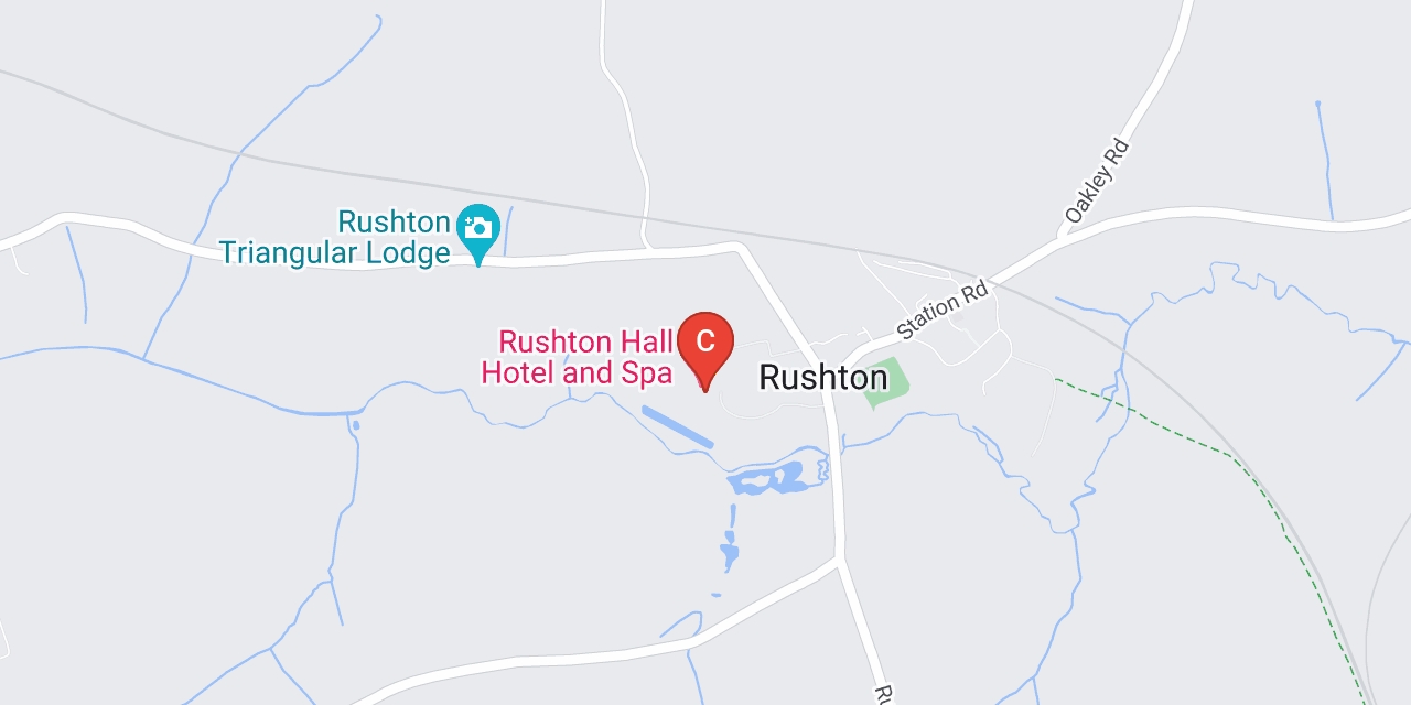 Map showing location of Desborough Road, Rushton, Kettering, Northamptonshire, NN14 1RR